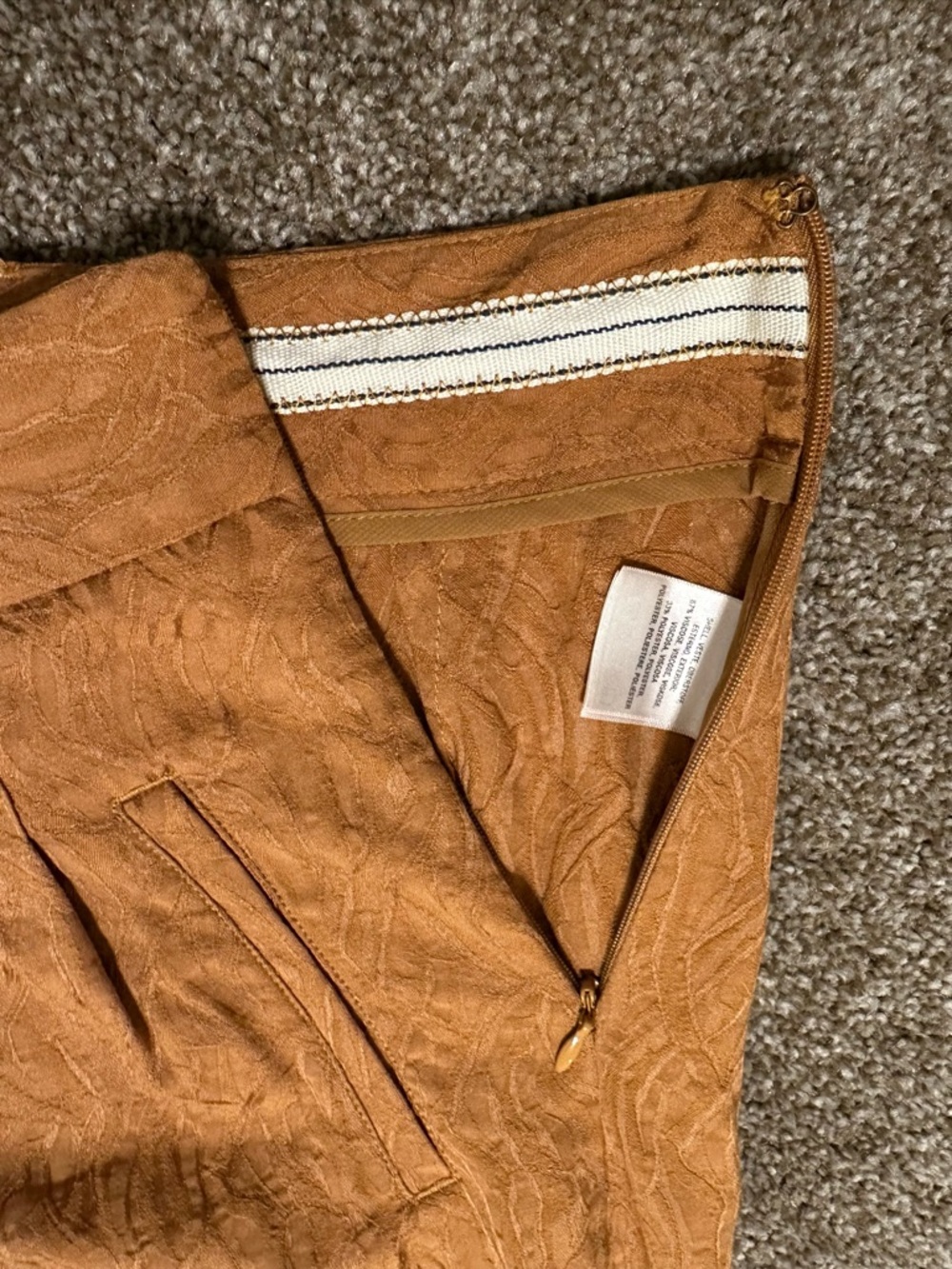 Anthropologie ett:twa Aubade Jacquard Tapered Tie-Waist Pants - Size 2 - Picture 7 of 12